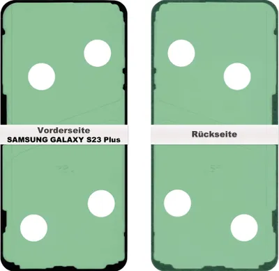 Produktbild von Samsung Galaxy S23 Plus SM-S916 Akkudeckel Rahmen Kleber Dichtung Backcover Adhesive Glue