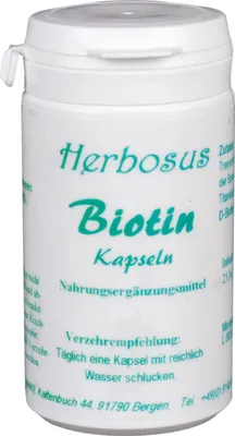 Produktbild von Herbosus Biotin-Kapseln