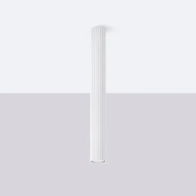 Zdjęcie produktu dla Reflektor spot KARBON biały 1xGU10x10W aluminium wym:60x6,5x6,5cm IP20 Sollux Lighting