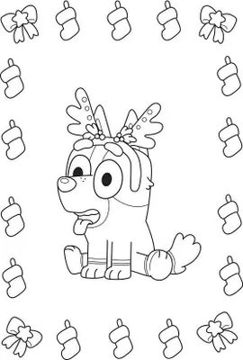 Image de BLUEY - Schöne Weihnachten - Ein Malbuch