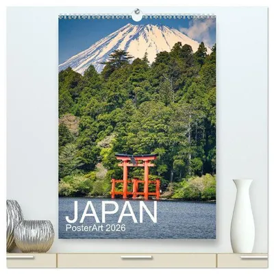 Produktbild von Japan PosterArt 2024 (hochwertiger Premium Wandkalender 2026 DIN A2 hoch), Kunstdruck in Hochglanz
