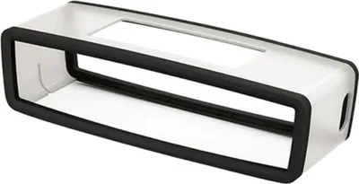 Produktbild von subtel Lautsprecherhülle für Bose Soundlink Mini 2 Soundlink Mini II Silikonhülle Lautsprecher Tragetasche - Tasche Musikbox Speakercase - Silikon Case Hülle stoßfest, gepolstert, schwarz Schutzhülle