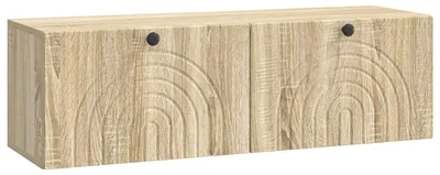 Immagine prodotto di vidaXL Mobile TV da parete in rovere Sonoma 98 x 31 x 30 cm