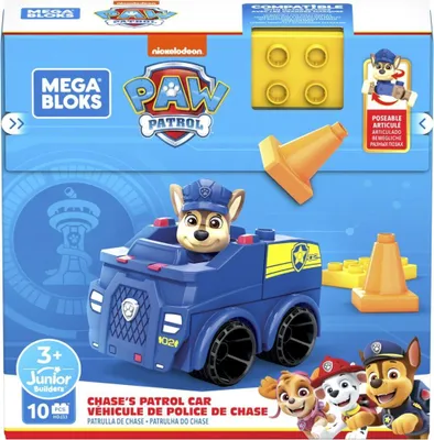 Produktbild von Mattel Mega Bloks Paw Patrol Chase's Patrol Car (HDJ33)