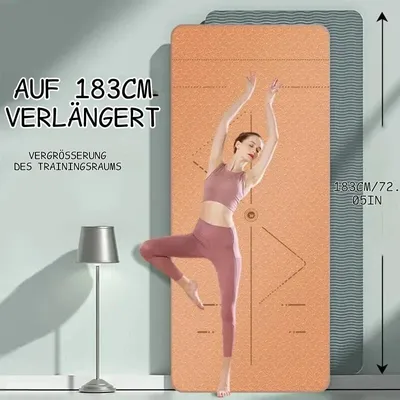 Produktbild von WESTTUNE Yogamatte Rutschfest Umweltfreundlich Pilates-Fitnessmatten