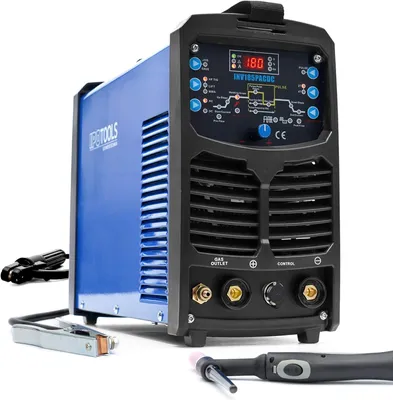 Immagine prodotto di Apparecchio di saldatura TIG da 180 ampere, AC/DC, completamente digitale e con funzione di impulsi