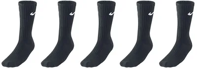 Produktbild von 5 Paar Nike SX7664 Socken Lang Herren Damen - Farbe: Schwarz - Größe: 38-42