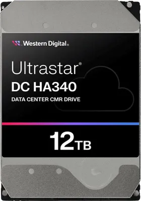 Produktbild von Western Digital Ultrastar DC HA340, 12 TB, 7200 RPM, 512 MB, 3.5", SATA