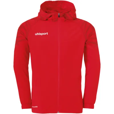 Immagine prodotto di Uhlsport Goal 25 Felpa con cappuccio per bambini - Rosso / Bianco