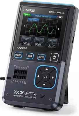 Produktbild von FNIRSI DSO-TC4 Handheld-Digital-Oszilloskop, Transistortester, 3in1-Signalgenerator, 2,4"-Display,