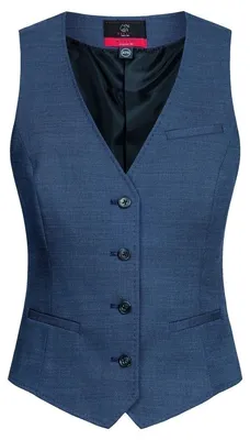 Produktbild von Greiff Modern WITH 37.5® Damen Weste Regular Mittelblau PINPOINT 50
