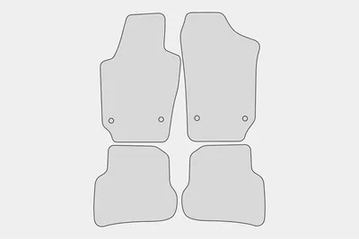 Produktbild von Premium Fußmatten passend für Seat Ibiza 4 6J 6P FR Cupra ST SC  2008-05/2017, Naht:Orange