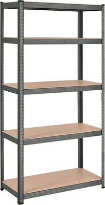 Obrázok produktu pre Úložný Regál Sivý 180 Cm Modulárny