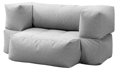 Produktbild von Outdoor Sitzsack Heaven - Hellgrau - 76 x 152 x 100 cm | Gartensofa, Outdoor Lounge, Sitzgarnitur, Couch
