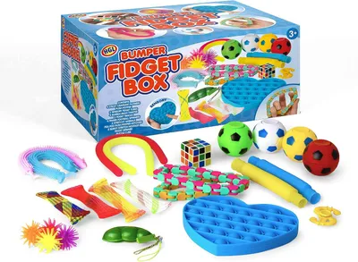 Imagen del producto de Caja sensorial para niños a partir de 3 años - 24 piezas - Diferentes diseños y colores