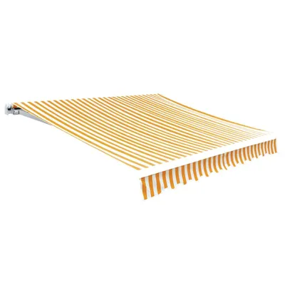 Image de Vidaxl LaFeldoek 6x3 M Leinwand Sonnenblume Gelb und Weiß