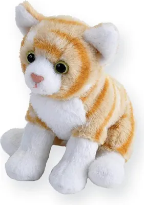 Image de Chat orange Vargata – Jouet Plus 13 cm