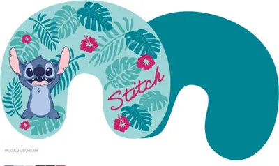 Produktbild von Disney Lilo und Stitch Hibiscus Reisekissen, Nackenkissen