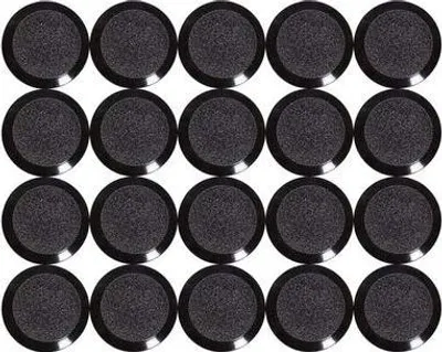 Produktbild von MAUL Magnet MAULpro rund 20 Stück 0,17 kg Kunststoff Ferrit bruchsicher erodiert lackiert Ø 1.5 x 0.75 cm schwarz