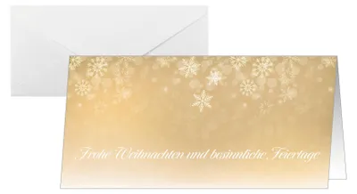 Produktbild von sigel Weihnachtskarte "Golden Christmas Night" DIN lang