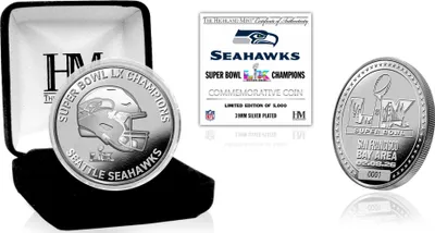 Produktbild von Seahawks Gold Super Bowl XL Champions Coin Münze silber