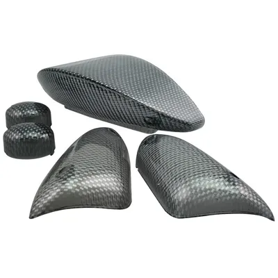 Image de Verres de clignotants et feu arrière STR8 pour MBK Nitro / Yamaha Aerox (à partir de 1999), carbon-look