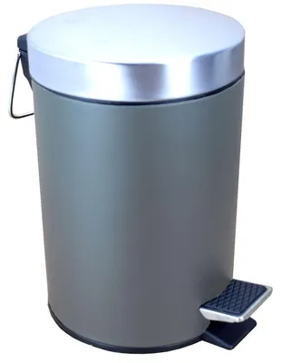 Produktbild von Kosmetik Treteimer 3L mit Fußpedal 17 x 25 cm Mülleimer aus Metall