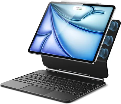 Produktbild von ESR 6B016A Tastaturgehäuse für iPad Air 13'' QWERTZ (M2) 2024, iPad Pro 12.9