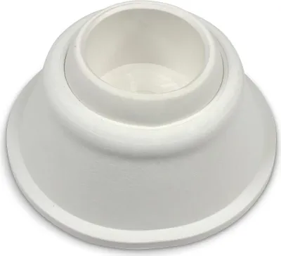 Produktbild von Fuß für Hochbeckenleiter mit Kugel 43mm weiß (1 Stk.)
