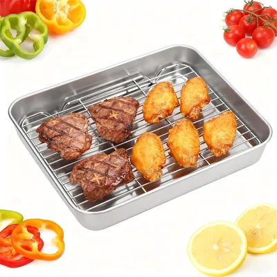 Produktbild von Edelstahl-Bratpfanne mit Antihaftbeschichtung für Ofen und Grill