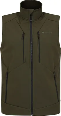Image de Mountain Warehouse - Gilet "Radius" pour homme MW3391 (XS) (Kaki-Brun)