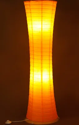 Produktbild von Reispapier Stehleuchte "Amsterdam" in orange