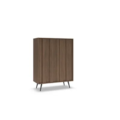 Produktbild von Kommode/Hochschrank 2-türig – Modernes Design mit LED-Beleuchtung und viel Stauraum