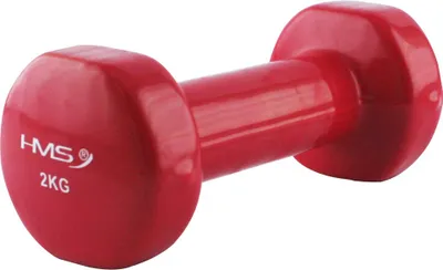 Produktbild von HMS Fitness Gusseisen Kurzhantel mit Vinyl-Beschichtung 2 kg
