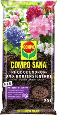 Obrázok produktu pre COMPO 11741 COMPO SANA Zemina pre rododendrony a hortenzie, 20 litrov