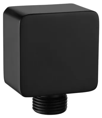 Zdjęcie produktu dla Przyłącze prysznicowe, 48x48mm, czarny mat