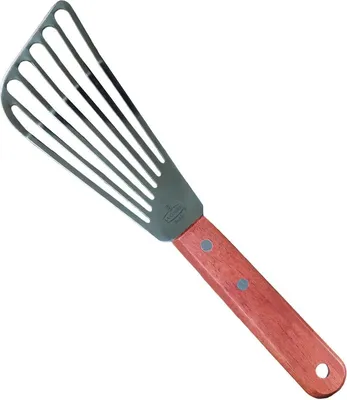 Image de Spatule en acier inoxydable - Pour retourner et frire - 1 pièce - 28 cm