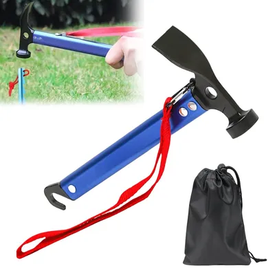 Produktbild von Multifunktionaler Camping-Hammer mit Aufbewahrungstasche