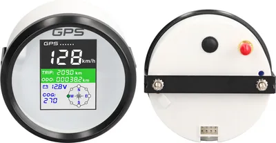 Zdjęcie produktu dla 85 mm prędkościomierz GPS węzłów Mph Km/H wielofunkcyjny ekran DC9-32V-TFT IP67 wodoodporny licznik kilometrów do samochodów osobowych, ciężarówek i motocykli