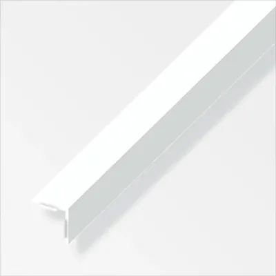 Produktbild von alfer Winkel 1 m, 20 x 20 mm PVC (Kunststoff) glatt weiss