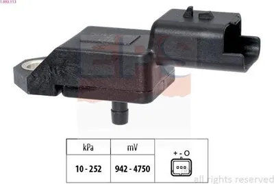 Produktbild von EPS Luftdrucksensor Höhenanpassung 1.993.113 Ansaugkrümmer für FORD Fiesta Mk6 Schrägheck (JA8, JR8)
