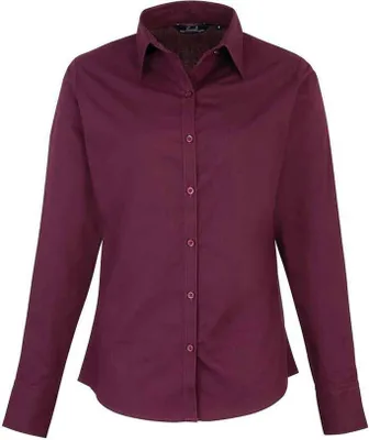 Image de Premier - Chemise Femme Manches Longues PC5632 (38 FR) (Bleu marine)
