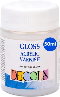 Produktbild von Decola - Acryl Lack Glänzend | 50 ml Glanzlack für Acrylfarben | Schützt Ihre Kunstwerke vor UV-Stahlung, Staub und Vergilbung | Von Nevskaya Palitra