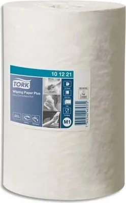 Image de tork101221 TORK Rouleau de nettoyage polyvalent, 2 plis, blanc, 74,9 m - fort