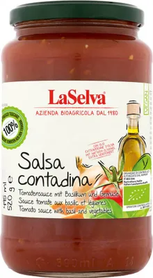 Produktbild von Salsa Contadina - Tomatensauce Basilikum & Gemüse 520g