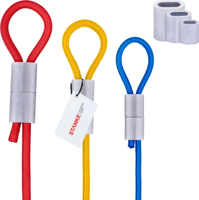 Produktbild von Seilwerk STANKE Seilklemme Presshülse für Expanderseil 10mm Planenspanner Gepäckspanner, 10 Stück