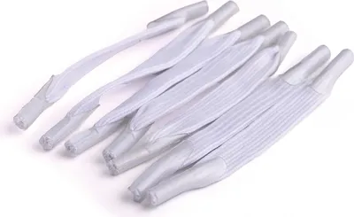 Produktbild von RINGELSPITZ - Elastische Schnürsenkel ohne Binden - Fun! Senkel - 8 cm, weiß