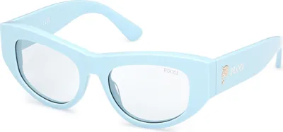 Produktbild von Pucci EP0228 84V shiny light blue 52/18/140 Damen Sonnenbrillen