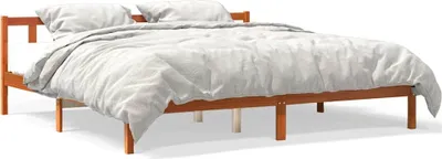 Obrázek produktu pro vidaXL Postel z masivu bez matrace vosk hnědá 180x200 borovice