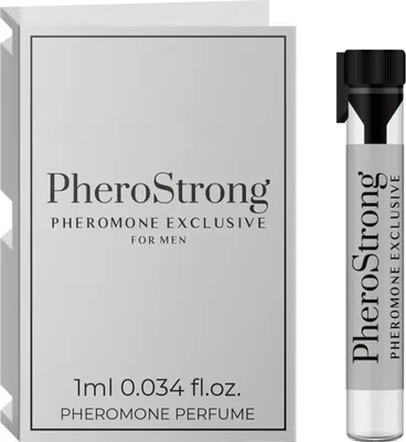 Zdjęcie produktu dla PheroStrong feromony EXCLUSIVE dla mężczyzn - Intensywny i autentyczny zapach, zestaw próbek perfum